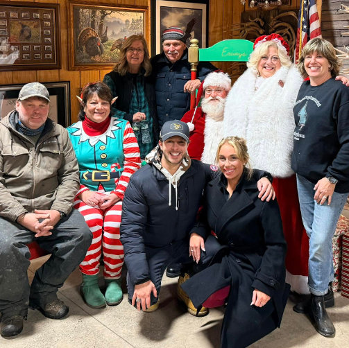 family in lodge